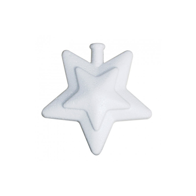 Polystyrene star 8,5cm