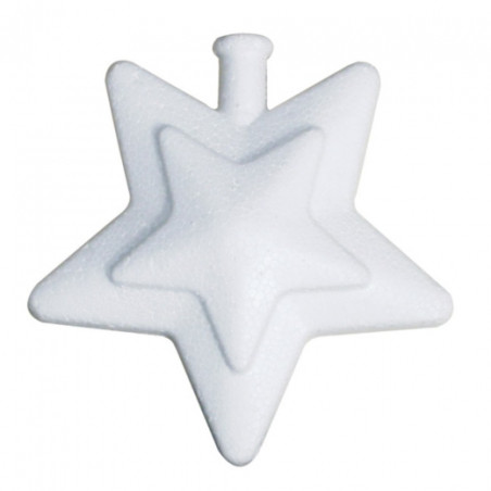 Polystyrene star 8,5cm