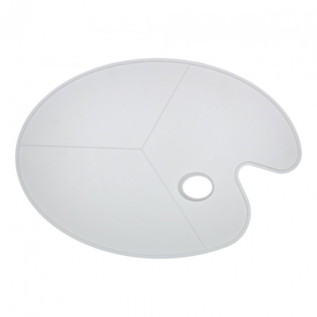 Phoenix paleta plastikowa owalna 30x43cm- sklep plastyczny szał dla pl