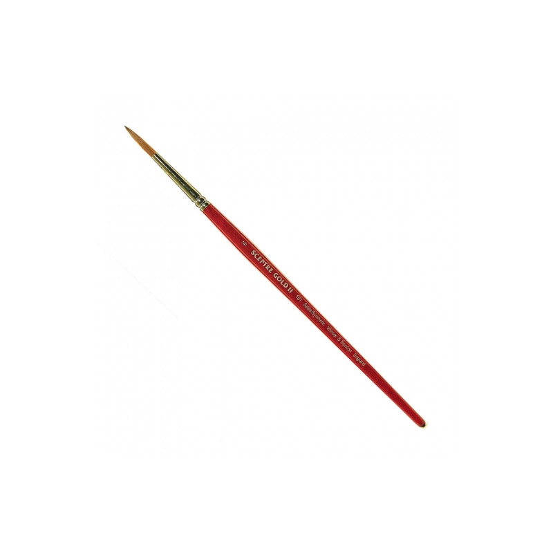 Winsor&Newton pędzle sceptre gold II s.101 okrągłe krótka rączka sobol