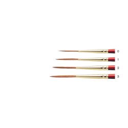 Winsor & Newton brushes scepter gold II s.303 round short handle long