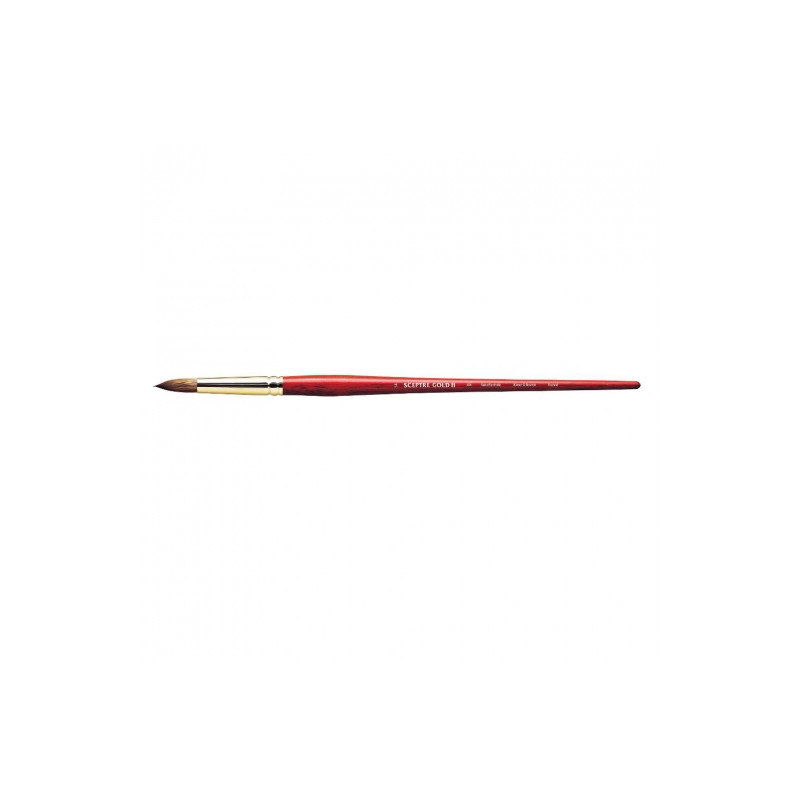 Winsor & Newton brushes scepter gold II s.404 round long handle sable