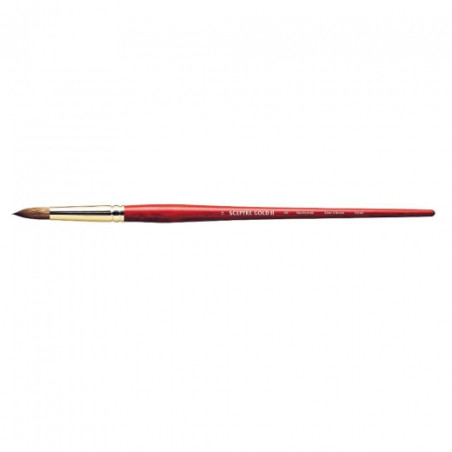 Winsor & Newton brushes scepter gold II s.404 round long handle sable