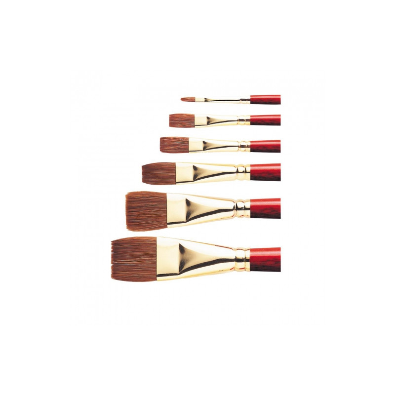 Winsor & Newton brushes scepter gold II p.505 flat long handle sable +