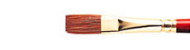 Winsor&Newton pędzle sceptre gold II s.606 płaskie krótka rączka sobol+syntetyk