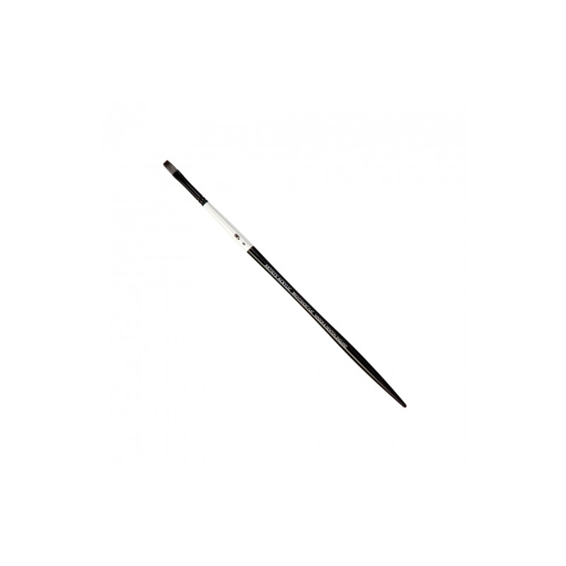 Winsor & Newton brushes artists acrylic synthetic flat long handle