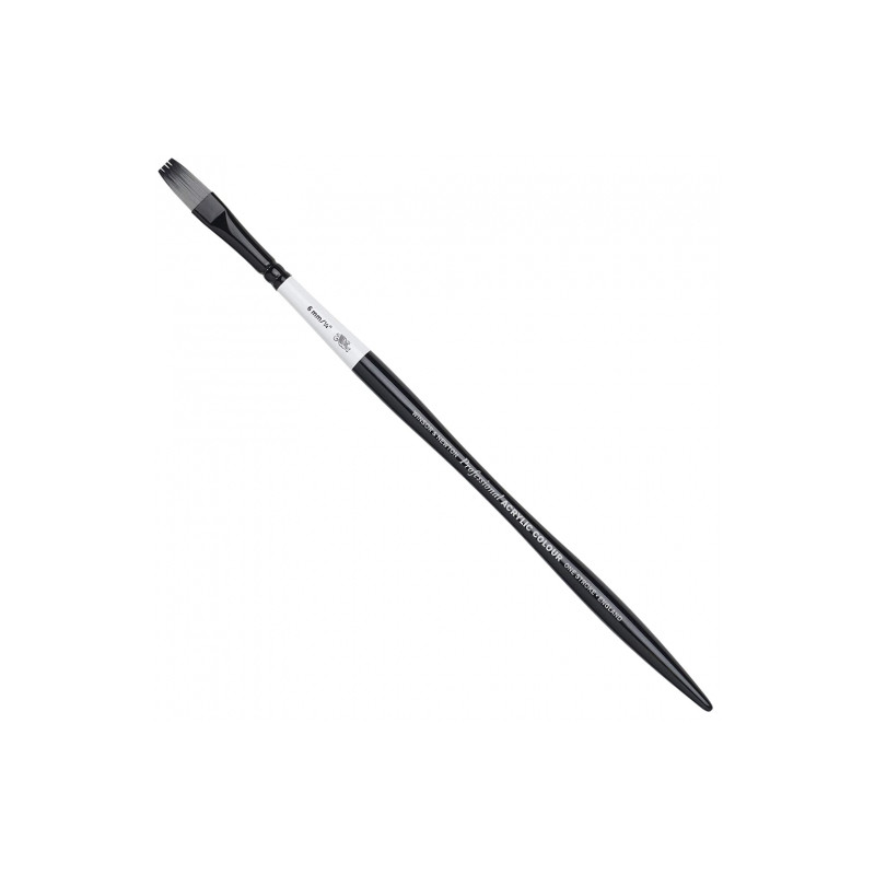 Winsor & Newton brushes artists acrylic synthetic short flat short han