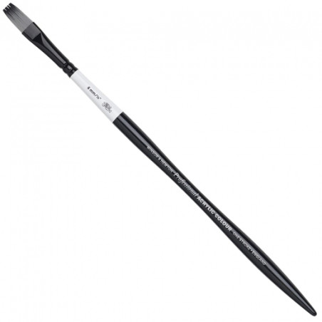 Winsor & Newton brushes artists acrylic synthetic short flat short han