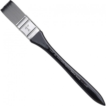 Winsor & Newton brushes artists acrylic synthetic flat short handle