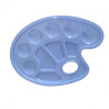Paletki plastikowe owalne kolorowe 16,5 x 23,5 cm - sklep plastyczny -