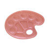 Paletki plastikowe owalne kolorowe 16,5 x 23,5 cm - sklep plastyczny -