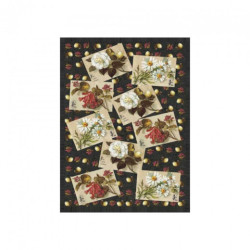 Papier do decoupage kwiaty pocztówki CAL034E - sklep plastyczny - szał