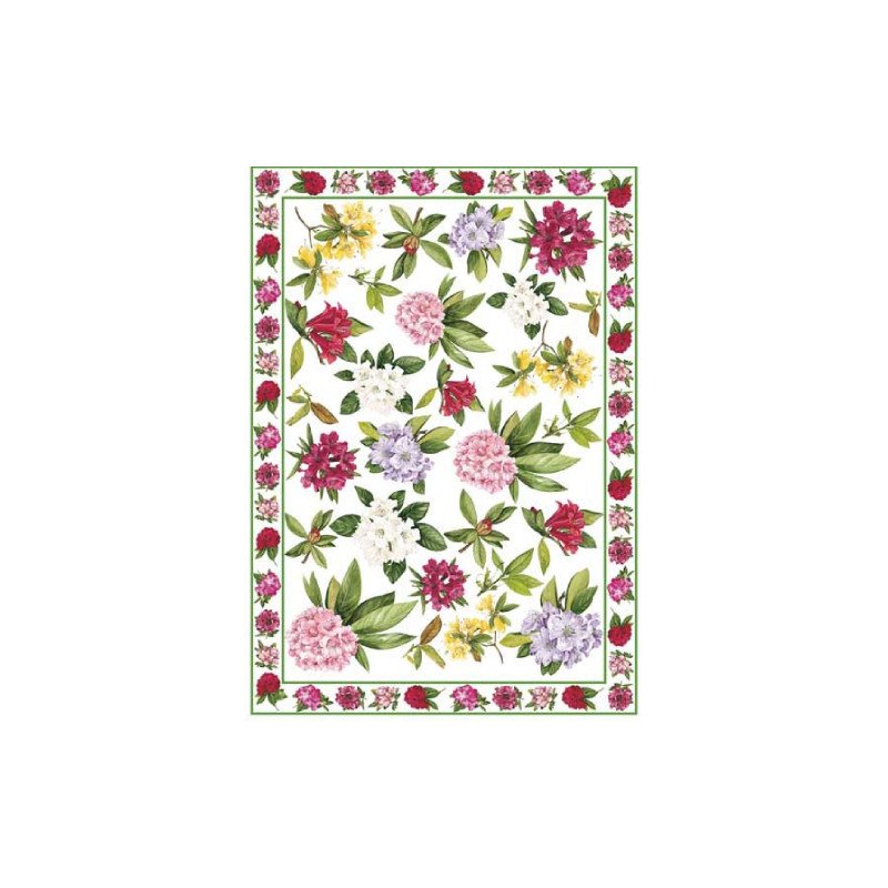 Rhododendron decoupage paper 48 x 68cm