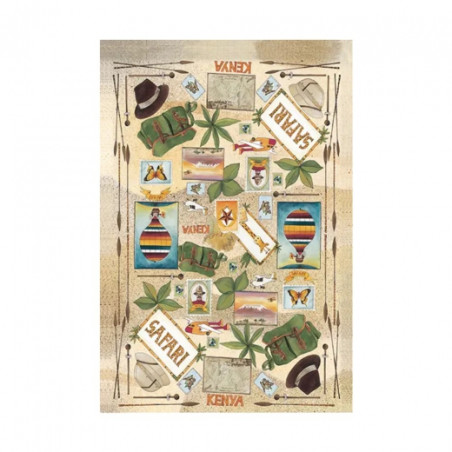 Safari decoupage paper 50x70cm