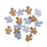 DP Craft self-adhesive wood angel shapes 16 pcs gold and silver
