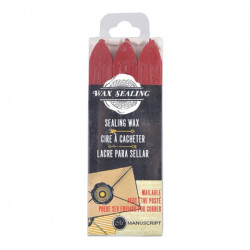 Manuscript zestaw 3 laków czerwone - sklep plastyczny - szał dla plast