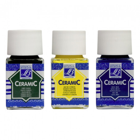 Lefranc&Bourgeois ceramic paints for glass and ceramics