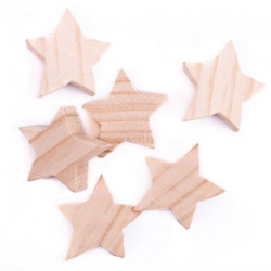 DP Craft wood shapes 4 x 5 and 4 x 1.6 stars