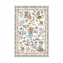 Papier do decoupage 50x70cm motyle kwiaty ornamenty - sklep plastyczny