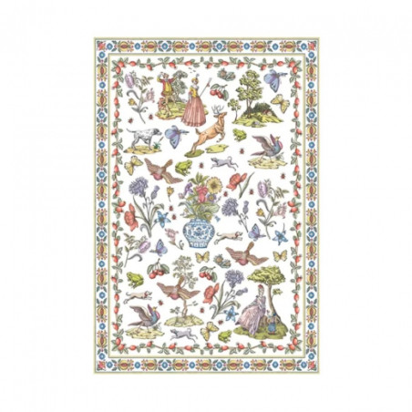 Decoupage paper 50x70cm butterflies flowers ornaments