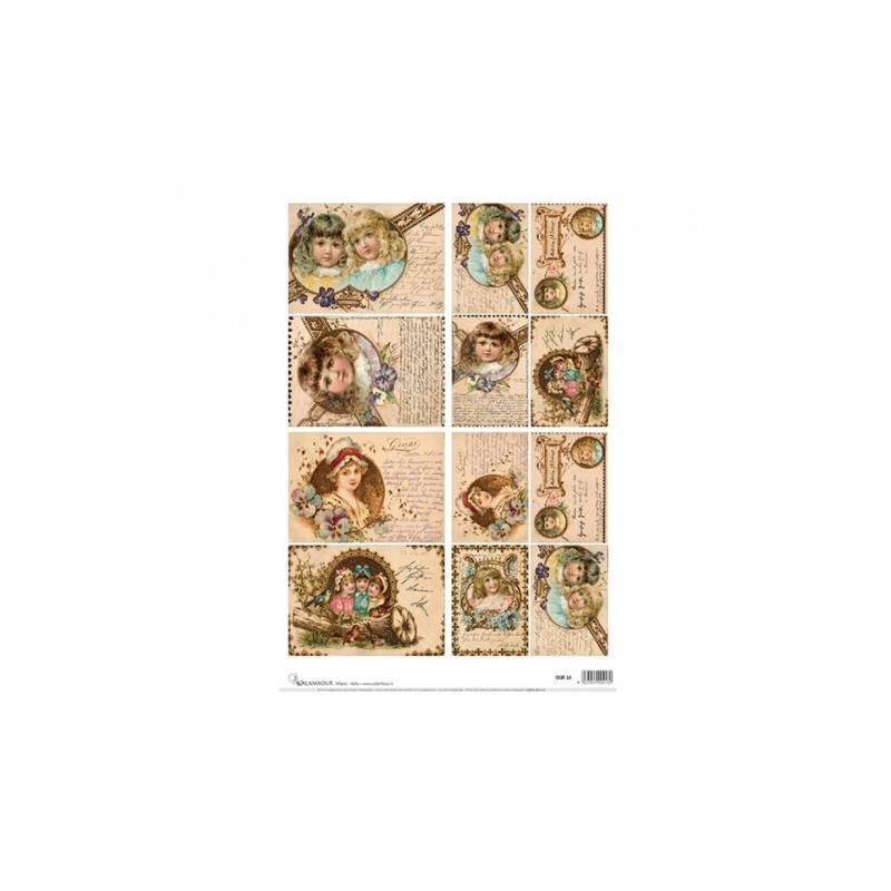 Calambour digital papier ryżowy dzieci DGR 016 32x45cm - sklep plastyc