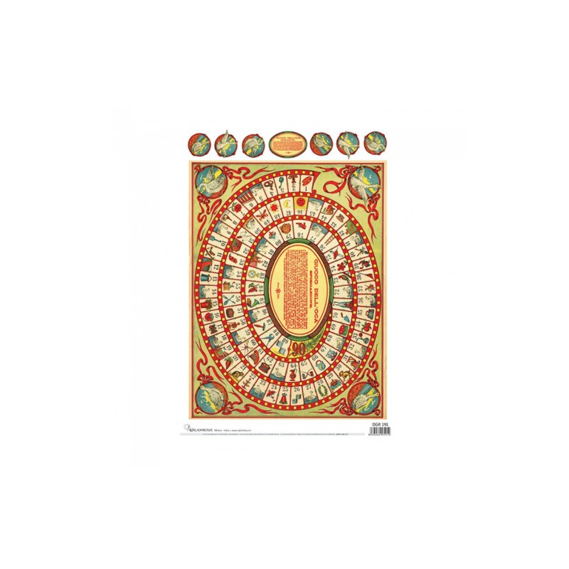 Calambour digital papier ryżowy plansza DGR 191 32x45cm - sklep plasty