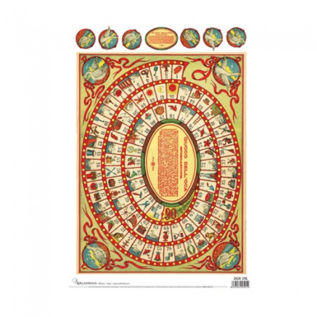 Calambour digital papier ryżowy plansza DGR 191 32x45cm - sklep plasty