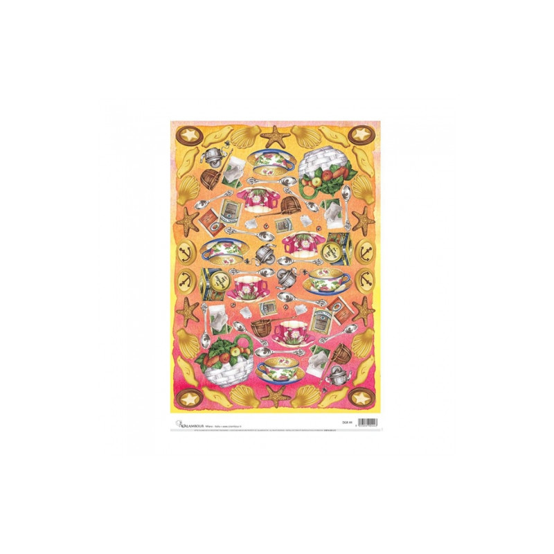 Calambour digital rice paper cup kitchen DGR 44 32x45cm