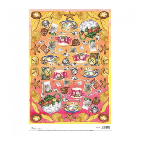 Calambour digital rice paper cup kitchen DGR 44 32x45cm