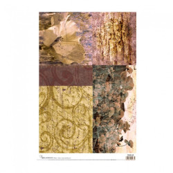 Calambour digital papier ryżowy do decoupage natura ornamenty DGR 63 3