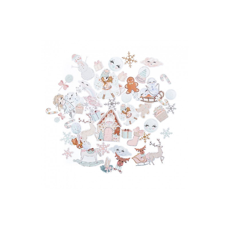 DP Craft paper forms frosty pastels 45 pcs