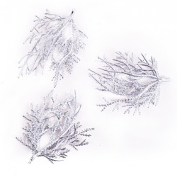 DP Craft silver twigs 9 cm 3 pcs