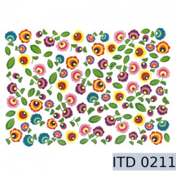 Decoupage paper A3 folklore flowers