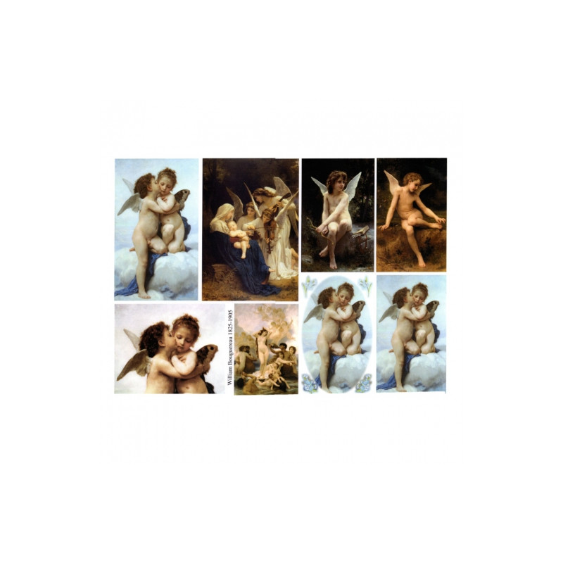 Decoupage paper angels 996-0131 / A3