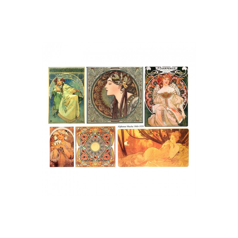 Papier do decoupage A3 damy - sklep plastyczny - szał dla plastyków