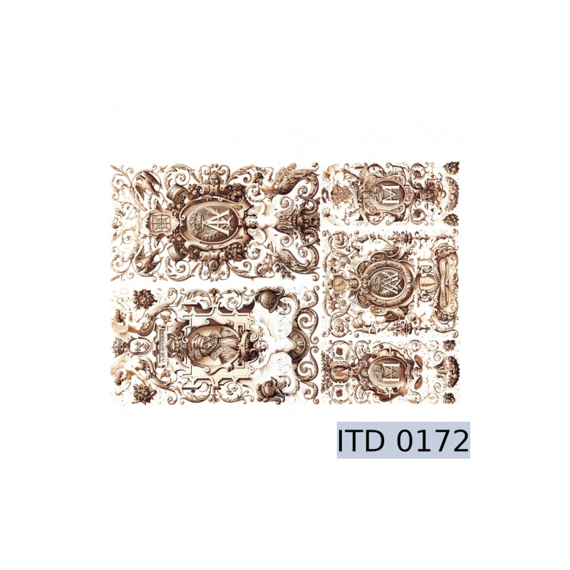 Emblems decoupage paper A3