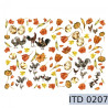 Papier do decoupage koguty i kwiaty 996-0207/A3 - sklep plastyczny - s