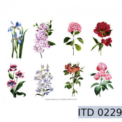 Decoupage paper flowers 996-0229 / A3