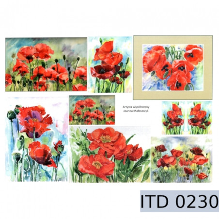 Papier do decoupage maki 996-0230/A3 - sklep plastyczny - szał dla pla