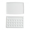 Renesans porcelain palette with rectangular lid 22 places