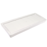 Rectangular porcelain palette 200x80x20mm with 6 oblong cavities