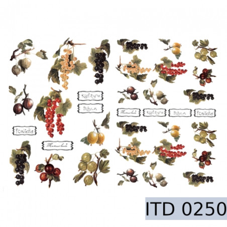 Decoupage paper fruit 996-0250 / A3