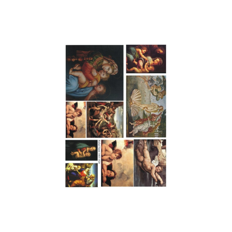 Rafael Santi decoupage paper