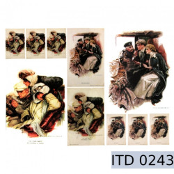 Papier do decoupage A3 retro - sklep plastyczny - szał dla plastyków