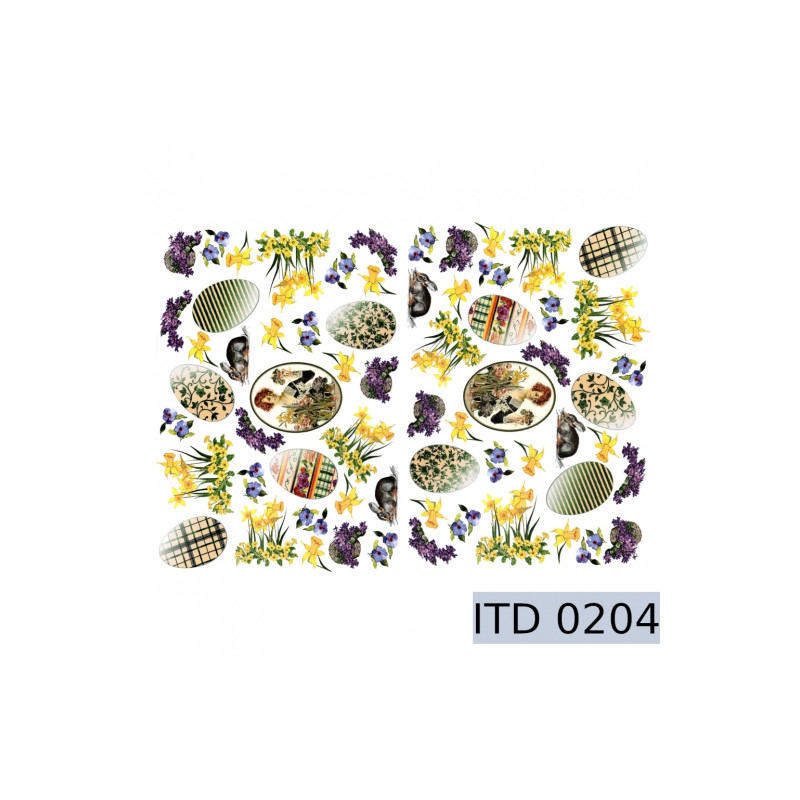 Papier do decoupage wielkanoc 996-0204/A3 - sklep plastyczny - szał dl