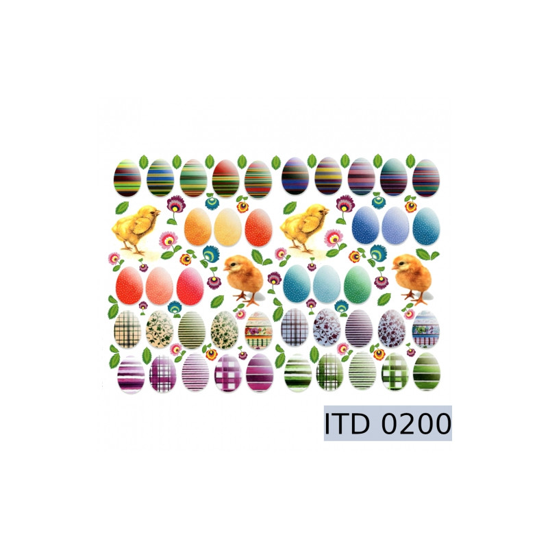 Papier do decoupage wielkanoc pisanki i kurczaki - sklep plastyczny -
