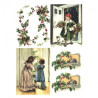 Papier ryżowy do decoupage boże narodzenie dzieci A4 ITD R768- sklep p