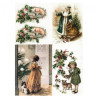 Rice decoupage paper christmas A4 ITD R767