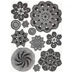 Papier ryżowy do decoupage A4 ITD R549- sklep plastyczny szał dla plas