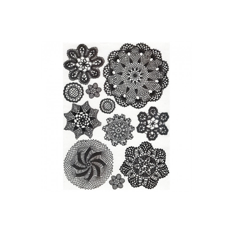 Papier ryżowy do decoupage A4 ITD R549- sklep plastyczny szał dla plas